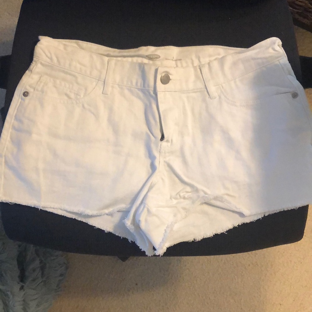 White old navy shorts